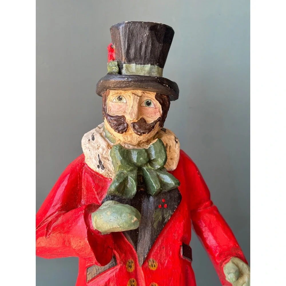 Vintage 1991 House of Hatten Victorian Gentleman Christmas Figurine 12 inch